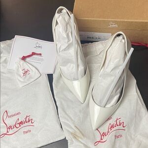 Christian Louboutin Women's White Pumps